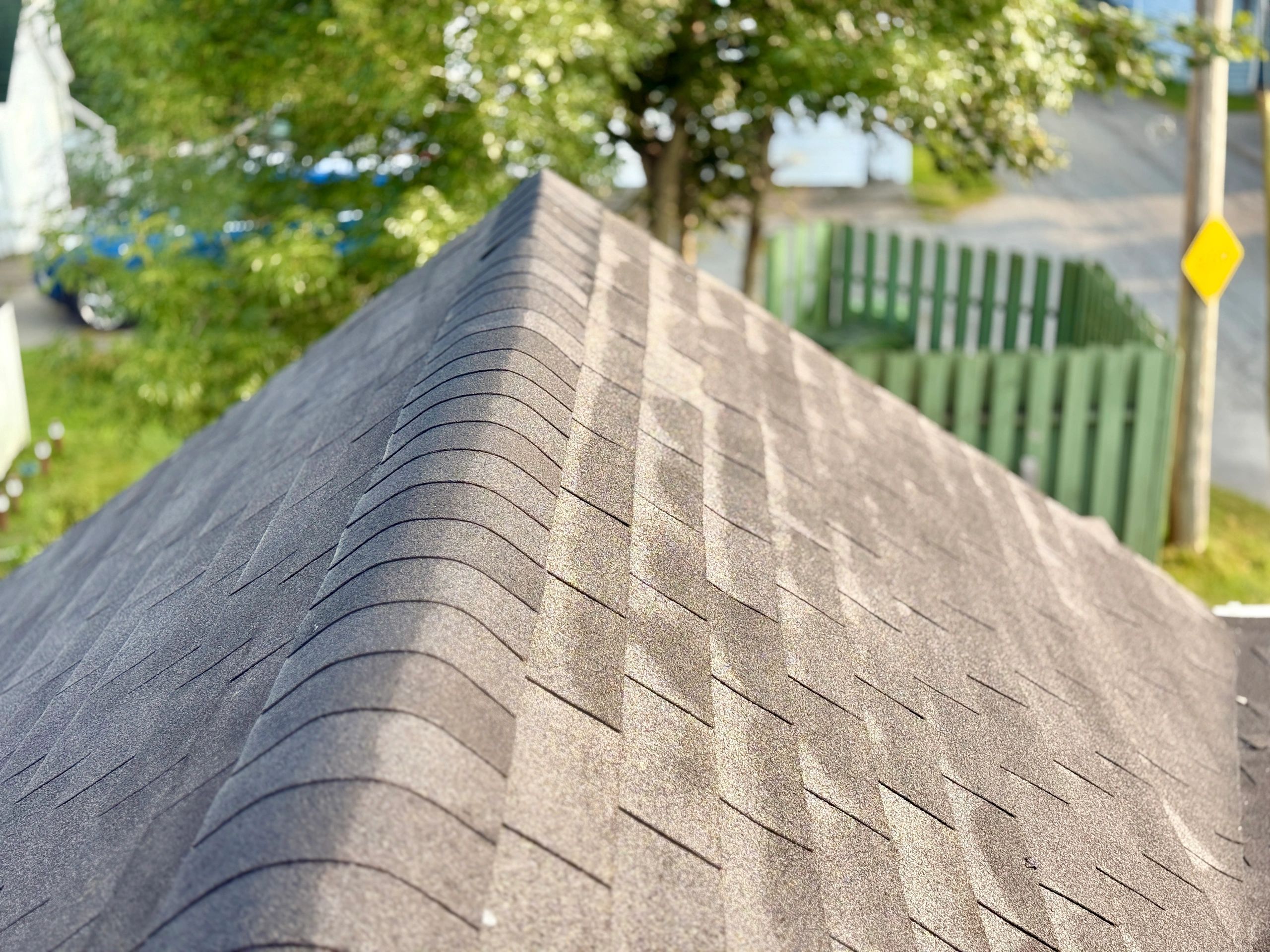 Shingle roof detail